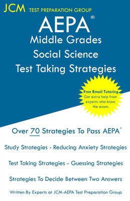 AEPA Middle Grades Social Science - Test Taking Strategies(English, Paperback, Test Preparation Group Jcm-Aepa)