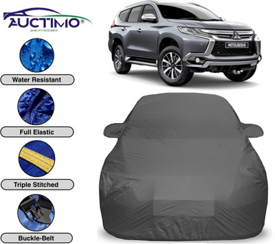 AUCTIMO Car Cover For Mitsubishi Pajero Sport (With Mirror Pockets)(Grey)
