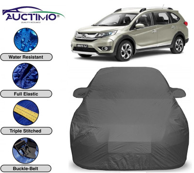 AUCTIMO Car Cover For Honda BR-V (With Mirror Pockets)(Grey)