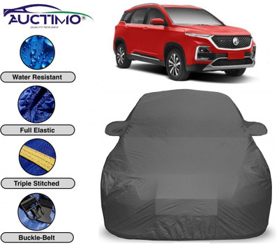 AUCTIMO Car Cover For MG Hector (With Mirror Pockets)(Grey)