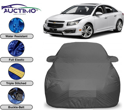 AUCTIMO Car Cover For Chevrolet Cruze (With Mirror Pockets)(Grey)