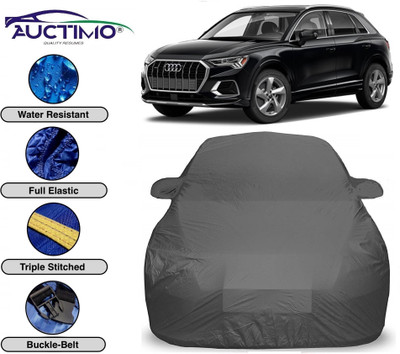 AUCTIMO Car Cover For Audi Q3 (With Mirror Pockets)(Grey)