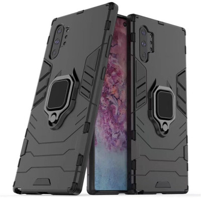 MIOW I CELL Back Cover for Samsung Galaxy Note 10 Plus(Black, Rugged Armor)
