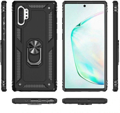 MIOW I CELL Back Cover for Samsung Galaxy Note 10 Plus(Black, Rugged Armor)