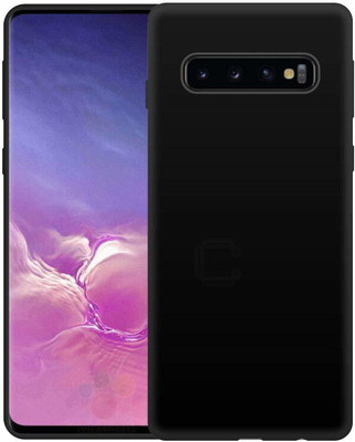 CASEJUNCTION Back Cover for Samsung Galaxy S10 Plus(Black, Grip Case, Silicon, Pack of: 1)