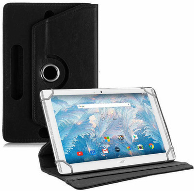 TGK Flip Cover for Acer Iconia One 10 B3-A40 Tablet (10.1) / Rotating Leather Case(Black, Cases with Holder, Pack of: 1)