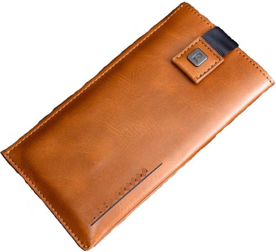 realtech Pouch for Realme X2 Pro(Brown, Dual Protection, Pack of: 1)