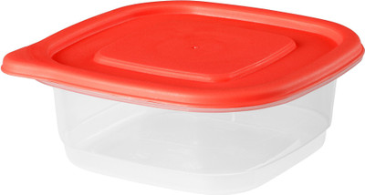 IKEA Plastic, Polypropylene Fridge Container  - 230 ml(Red, Clear)