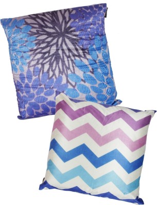 ROMEE Velvet Cushions Cover(Pack of 2, 60.96 cm*60.96 cm, Blue)