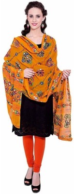 Samridhi collections Pure Cotton Embroidered Women Dupatta