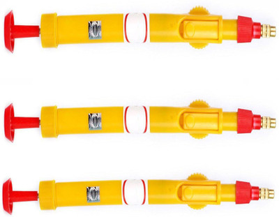 frackkon Garden Bottle Spray Gun High Pressure Pump Nozzle Sprayer 1 L Hand Held Sprayer(Pack of 3)