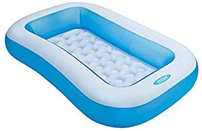 TOYLAND Inflatable Baby Bath Tub Rectangular Pool Multi Color ( 5 feet x 18 inch) Inflatable Swimming Pool(Multicolor)
