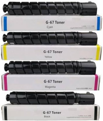 verena NPG 67 Color Toner Cartridge Compatible For Canon C3320 /C3330 / C3520 Printers Black + Tri Color Combo Pack Ink Toner