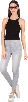 MANTOCK Slim Women Grey Jeans