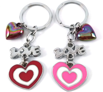 Isk MULTICOLOUR HEAR AND LOVE Key Chain