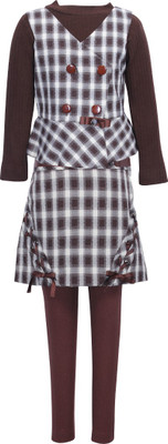 Cutecumber Girls Party(Festive) Waistcoat Skirt(Brown)