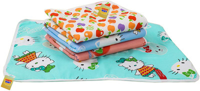 Fareto Cotton Baby Sleeping Mat(Multicolor, Medium, Pack of 4)