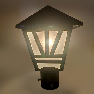 PR Prashant gatelamp-001 Gate Light Outdoor Lamp(Black)