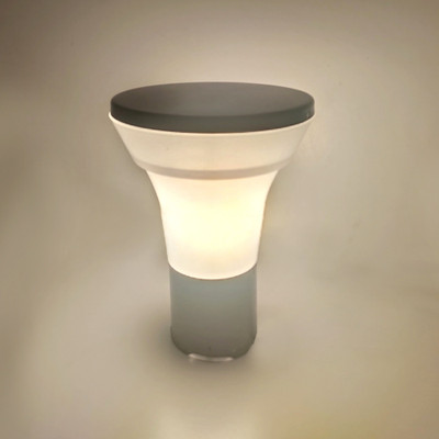 PR Prashant Simbaa-milky Gate Light Outdoor Lamp(Black)