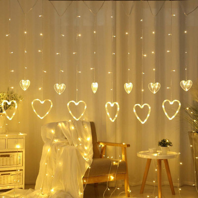 RSP Quality Bit 138 LEDs 3.81 m Yellow Flickering, Steady Heart Rice Lights(Pack of 2)