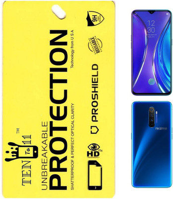 Ten To 11 Front and Back Screen Guard for Realme X2(Pack of 2)