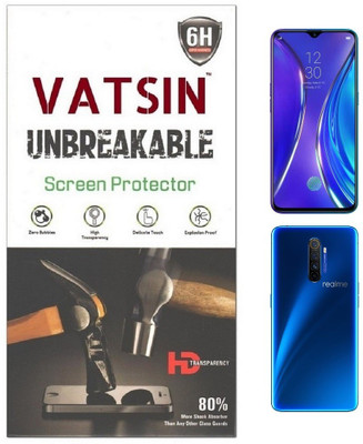Vatsin Front and Back Screen Guard for Realme X2(Pack of 2)