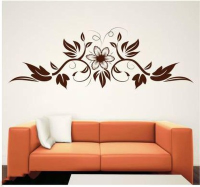 UD Unique Decor Reusable Wall Stencil (24 x 40 inches) Wall Decor_318 Flower Stencil(Pack of 1, Flower)