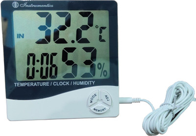 Thermocare Digital White Clock
