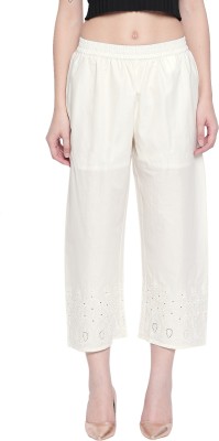 Rangmanch by Pantaloons Regular Fit Women White Trousers