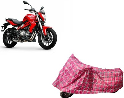 COVERPLANET Two Wheeler Cover for DSK Benelli(TNT R, Red)