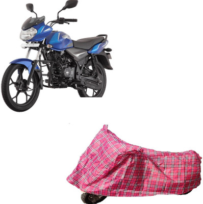 ANLOPE Two Wheeler Cover for Bajaj(Discover 125 DTS-i, Pink)