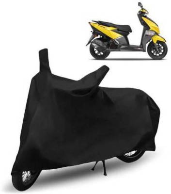 Mdstar Waterproof Two Wheeler Cover for TVS(NTORQ, Black)