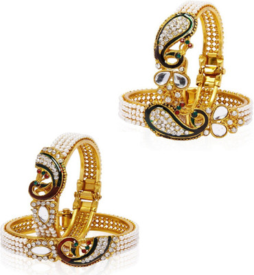 JSD Alloy Gold-plated Kada(Pack of 4)