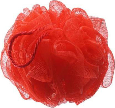 Coozico Round Bath Sponge Loofah/Scrub for Women and Men Bath Shower Body Exfoliate Puff Mesh Nylon Net Candy Colours Sponge