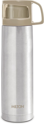 MILTON Glassy 350 ml Flask(Pack of 1, Grey, Steel)