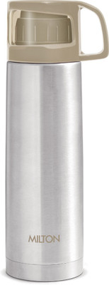 MILTON 500 ml Steel Flask(Pack of 1, Grey)