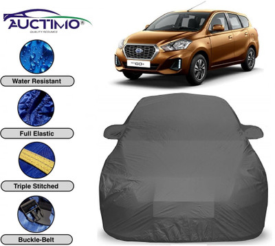 AUCTIMO Car Cover For Datsun Go+ (With Mirror Pockets)(Grey)
