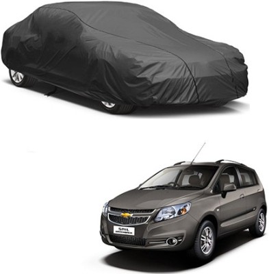 Flipkart SmartBuy Car Cover For Chevrolet Sail Hatchback (Without Mirror Pockets)(Black, For 2017 Models)