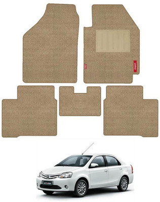 elegant Polypropylene Standard Mat For  Toyota Etios(Beige)