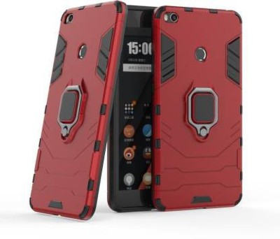 MOBIRUSH Back Cover for Mi Max 2(Red, Rugged Armor, Pack of: 1)