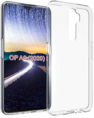 CASE CREATION Back Cover for OPPO A5 2020, OPPO A5 2020, OPPO A5 2020(Transparent, Grip Case, Silicon, Pack of: 1)