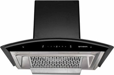 Faber HOOD VENICE FL SC AC BK 60 ,1200 m3/hr Filterless, Touch & Gesture Control Auto Clean Wall Mounted Chimney(Black 1200 CMH) Faber HOOD VENICE FL SC AC BK 60 ,1200 m3/hr Filterless, Touch & Gesture Control Auto Clean Wall Mounted Chimney(Black 1200 CMH)