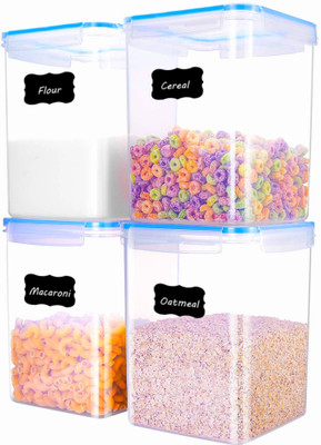 Imprexo Plastic Grocery Container  - 2900 ml(Pack of 4, Clear)