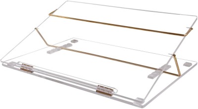 PANKU 2 Compartments Imported Acrylic Table Top(Clear)