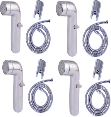 Prestige CRUZZ Pack Of 4 Faucet Set with 1 Mtr SS Tube And Hook Faucet Set
