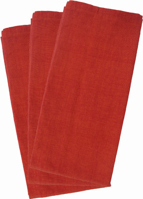 AIRWILL Red Cotton Kitchen Linen Set(Pack of 3)