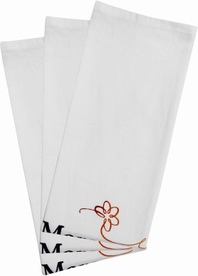 AIRWILL White Cotton Kitchen Linen Set(Pack of 3)