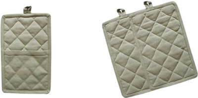 Flipkart SmartBuy Grey Cotton Kitchen Linen Set(Pack of 3)