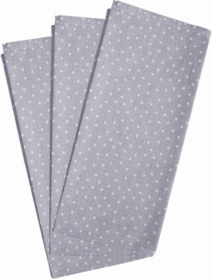 AIRWILL Grey Cotton Kitchen Linen Set(Pack of 3)