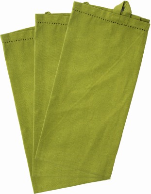 AIRWILL Green Cotton Kitchen Linen Set(Pack of 3)